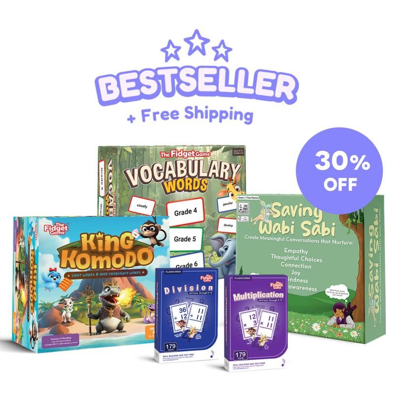 THE FIDGET GAME King Komodo - Choose your option: Grade