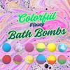 The Smurfs Bath Bombs with Action Figures-Brainy, Handy Smurf, Blossom,