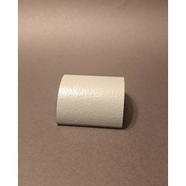 White Inground Swimming Pool Aluminum Bullnose Coping Clips Beauty Clips 2" Light Gray