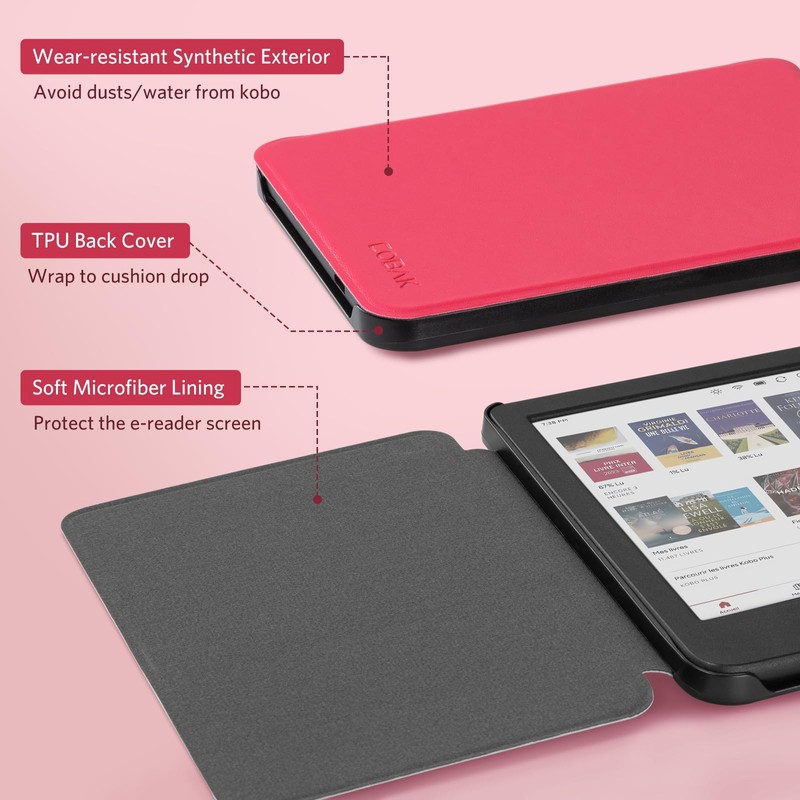 Cobak Case for 6" Kobo Clara Colour | BW |