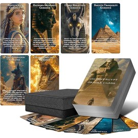 Powerful Ancient Egyptian Oracle Cards, Egyptian Symbols Oracle Deck for Beginners, Oracle Card with Meanings on Them