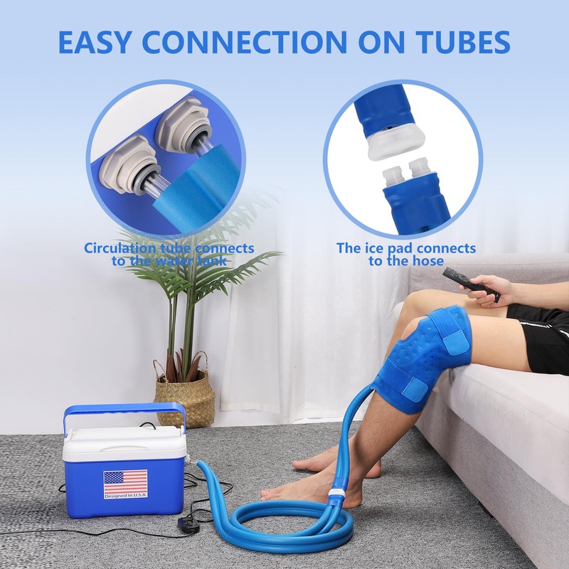 Cold Therapy Machine System with Programmable Timer, Ice Machine for