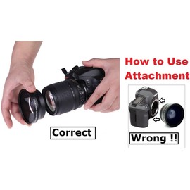 58MM HD Wide Angle Lens with Macro 58mm Compatible with Panasonic Lumix G85 Mirrorless Camera with Lumix G Vario 12-60mm f/3.5-5.6 ASPH. Power O.I.S. Lens