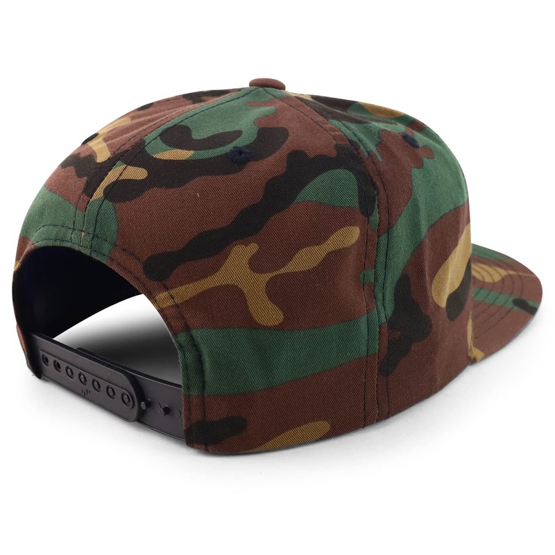 Trendy Apparel Shop Small Number 53 Embroidered Flatbill Snapback -