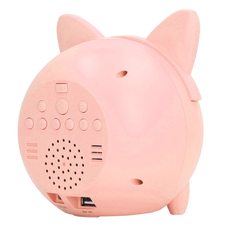 Kids Cartoon Wake Up Machine Mini Digital Night Light Nap