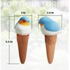 YFDB Bird Shaped Plant Watering Globes(Bule 4ps) Plants Suitable for