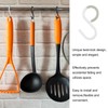 sourcing map 3pcs S Hooks 2.4" Plastic Hanging S Shaped