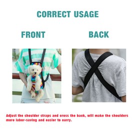 Leconpet Pet Carrier Backpack, Legs Out Adjustable Pet Front Cat Dog Carrier Backpack, Easy-Fit Dog Travel Backpack Carrier for Hiking Camping for Small Medium Puppies Cats (S, Black)