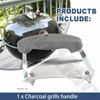 80672 Charcoal Lid Handle & Shield Kit Compatible with Weber