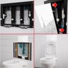 SPARES2GO Luxury Concealed Toilet Cistern Flush Plate Kit for Wall
