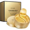 Parches Ojos 24k Oro, 60 Pcs, Colágeno, Contorno de Ojos