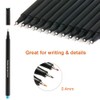 Surcotto Fineliner Pens, 24 Colour Fine Point Pens Set 0.4mm