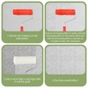 MBAIYO 2 Pcs 7'' Textured Paint Roller, Rubber Pattern Paint