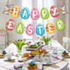Happy Easter Banner Easter Bunny Decorations Easter Decorations Easter Fireplace
