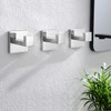 KOKOSIRI Bathoom Towel Hook Wall Mount Square Bath Robe Hook