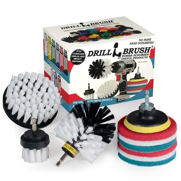 Drillbrush Suministros de Limpieza Detalle de Cepillo - Tapicería Limpiador