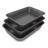 Extreme Beauty 3 Charolas Molde Para Hornear Rectangular Pan Galleta