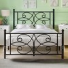 VECELO Full Size Bed Frame with Headboard, Heavy-Duty Platform with