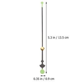 IMIKEYA Luminous Clock Hands Only Aluminum Clock Hands Replacement in The Dark Clock Mechanism Kit 10 Sets Quartz Clock Parts Needle Clock Mechanism Accessories