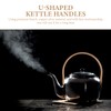 Kichvoe Wooden Teapot Handle Replacement Set 2 Pieces Heat-Resistant Beech