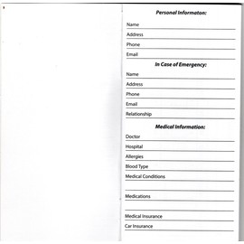 2 Year Checkbook Size 3"x 6" Calendar Planner Datebook w Note Pad Inspirational (Lord is My Shepherd, 2025-2026)