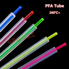 GBA-SZC PFA PTFE Tube for 1.75mm Filament,ID 2.0mm OD 4mm,3D Printer Extruder Hotend PTFE Tubing,260 Celsius High Temperature Transparent Bowden Tube Teflon Tubing for 1.75 Filament.(3meters)