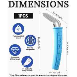 TPZORJX 1 Piece Elderly Car Door Handle, Car Door Assist Handle, Assistant Support Handle, Multi-Function Handle, Elderly and Disabled Car Door Lock Handle (Blue)