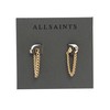 AllSaints Women's Pyramid Chain Earrings