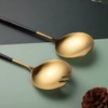 Zerophilo Salad Servers,Spoon and Fork Set 11.41 inch,18/10 Stainless Steel