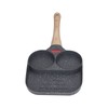 Egg Frying Pan Heat Sensitive Silicone Aluminium Pancake Frying Pan