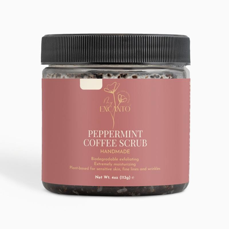 Peppermint Coffee Scrub – Natural Exfoliating Body & Face Scrub