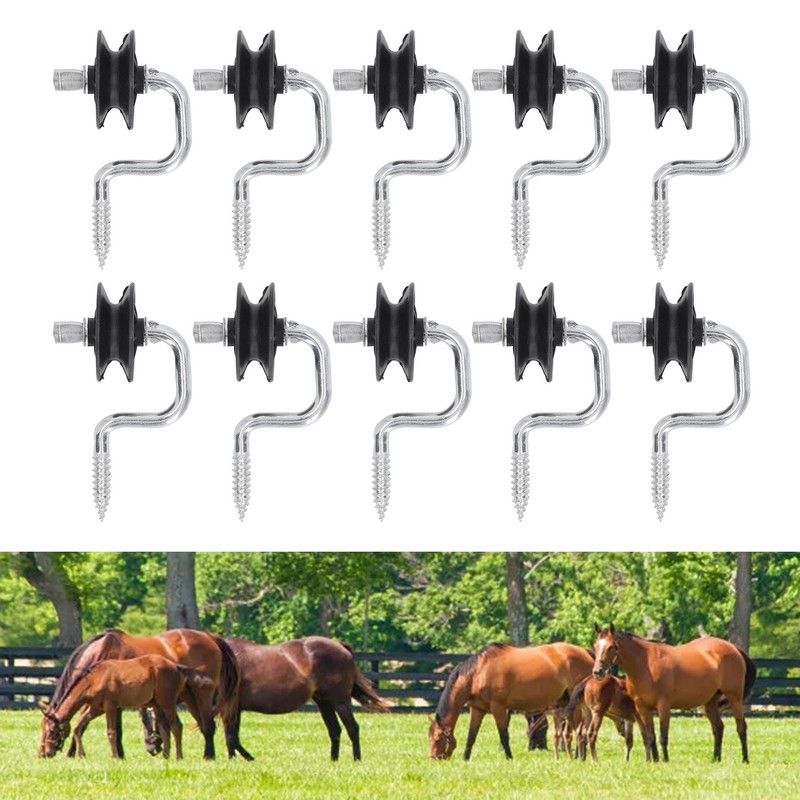 10 Pack Field Electronic Fence Front End Accessories Self Tapping
