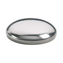 Dörner + Helmer Axle End Cap, 12 mm, Steel, Set of 2, Nickel-Plated