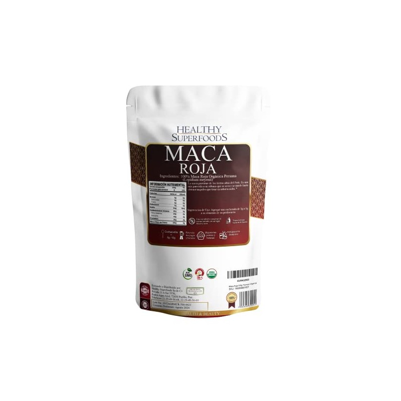 Maca Roja 500g Premium Orgánica