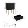 Aienvey Nightstand, 2 Drawer Dresser for Bedroom, Small Side Table