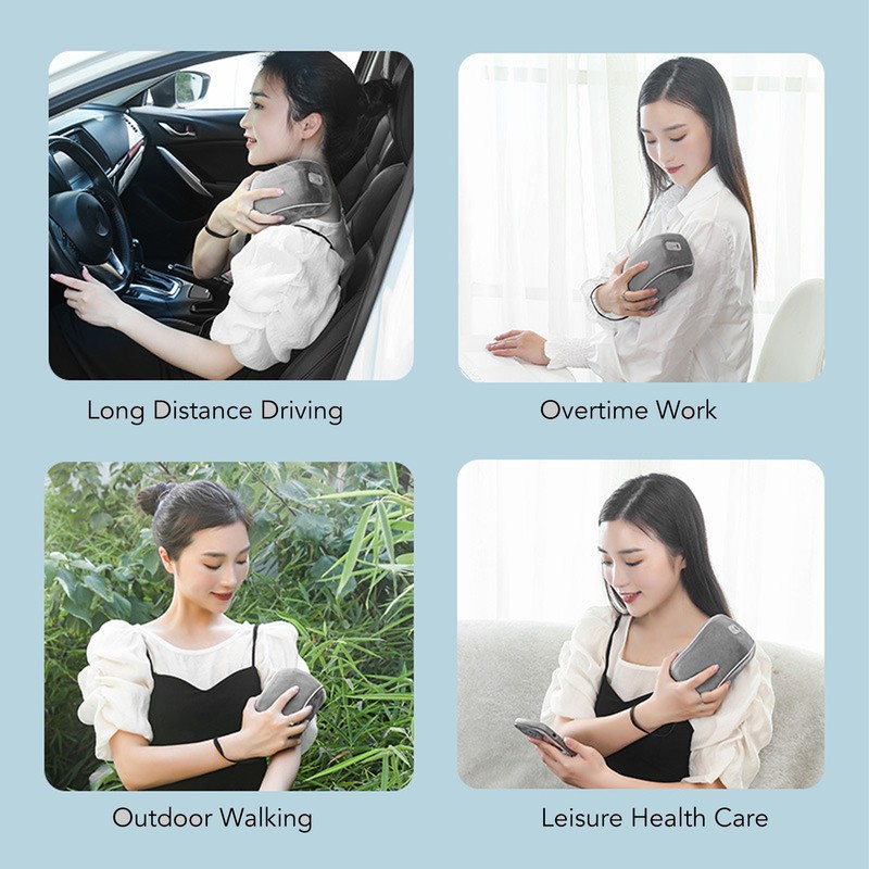 Handheld Full Body Massager USB Multifunctional Portable Hot Compress Handheld