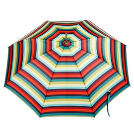 totes Men's Women's Classic Eco Umbrella - Auto Open, Water-Resistant, 46" Canopy, Enchanted Stripe