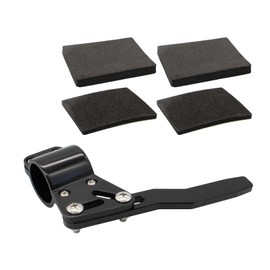 Funriche Turn Signal Lever Position Up Kit, General Purpose Turn Signal Lever Extension Stay, Angle Adjustment Function, Compatible with 0.7 - 1.1 inches (18 - 28 mm) (Black)