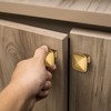 12 Pieces Gold knobs for Cabinet Drawers, Brass Door Handles