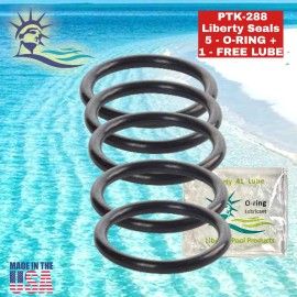 LIBERTY SEALS 805-0117SD  DE Filter Plug Air Bleed Valve O-ring (5-PACK) For Waterway™