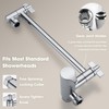 TRUSTMI Adjustable Shower Arm Extension with Diverter, 10 Inch Arm