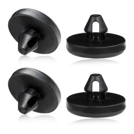 Ohleats 4 PCS Brake Switch Stopper, Automotive Clutch Pedal Stopper, Brake Pedal Pad Brake Switch Stopper Suitable for Most Vehicles Trucks SUVs, Universal Car Accessories