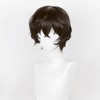 Cosplay Wig with Net Osamu Dazai Brown Heat Resistant Wig