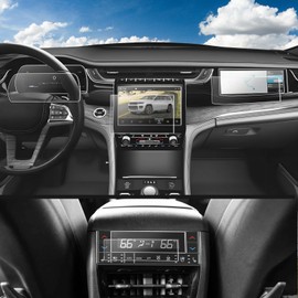 BIBIBO 8Pcs for 2024 2025 Jeep Grand Cherokee L Screen Protector 2021-2025 Jeep Grand Cherokee L (Limited/Overland/Summit/Summit Reserve) Display [Anti-Reflection Anti-Glare &Scratch Ultra-Clear] 2021-2025 Jeep Grand Cherokee L Accessories