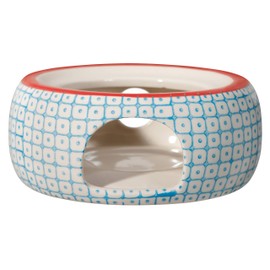 Bloomingville Carla Retro Tea Warmer Vintage Pot Warmer Diameter 14.5 cm Blue Ceramic