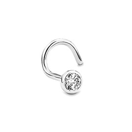Amor barbell -89111 Silver 925 Zirconium Oxide