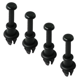 CANJPTON Compatible with VW Golf MK5 MK6 Tigaun 5N MK1 Polo 6R 6C 2G UP T-CROSS Parcel Shelf Retaining Strap String Clip Button Holder Pivot Peg Boot Parcel Shelf Clips Pins Pack of 4 1M6867574A