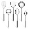E-far - Juego de 6 utensilios de cocina de acero