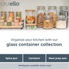 Crutello 20 Pack 2.5 Oz Mini Spice Jars with Bamboo