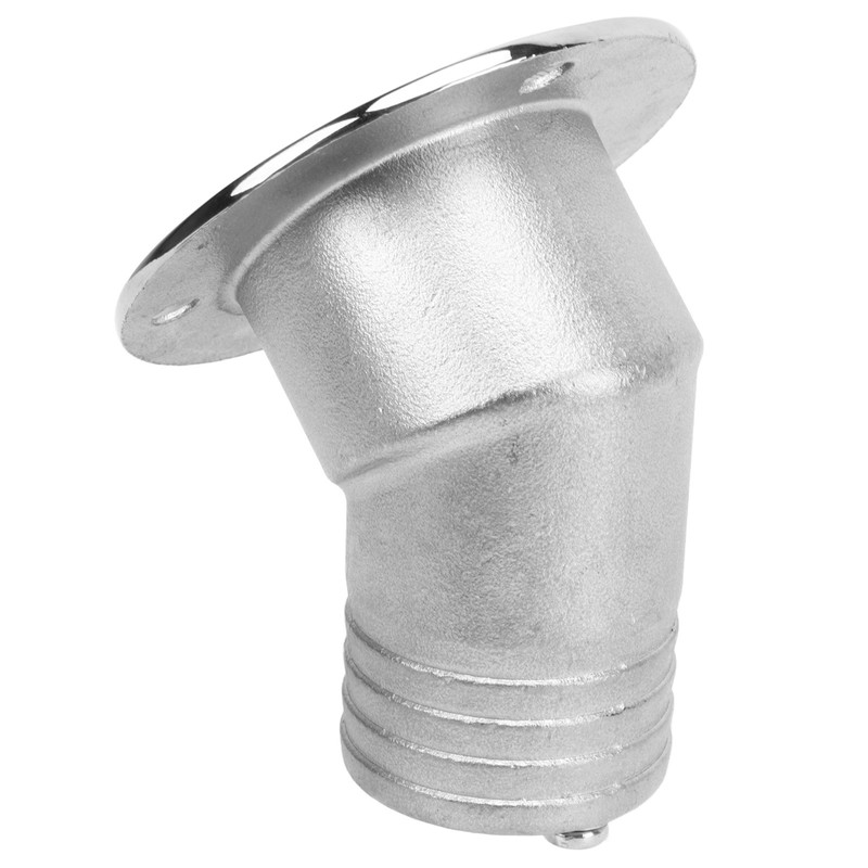 Boat Deck Filler 45° 316 Stainless Steel 38mm Flip Fill
